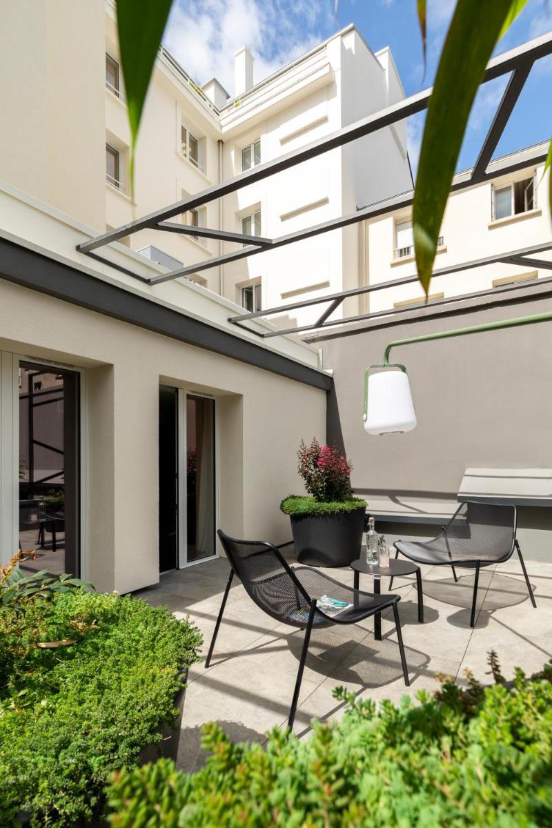 Balcon ou terrasse dans l'établissement Hôtel & Spa Oceania Le Conti