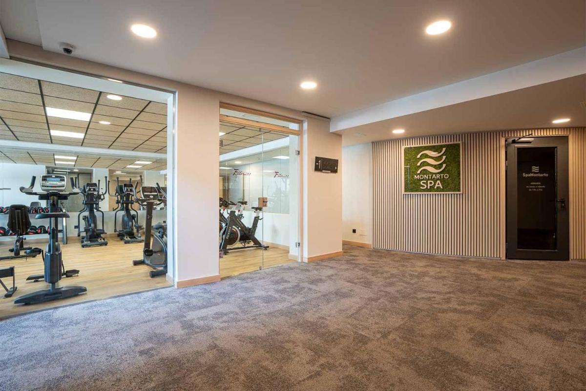 Gimnasio o instalaciones de fitness de Hotel Montarto