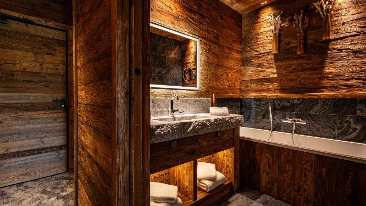 Salle de bains dans l'établissement LA CABANE DU BREUIL