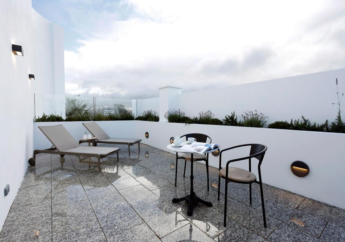 Uma varanda ou terraço em Montebelo Viseu Congress Hotel & Spa