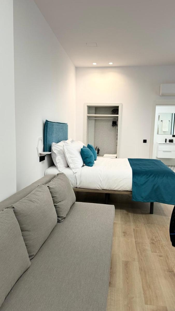 Cama o camas de una habitación en Apart-hotel Happy Life