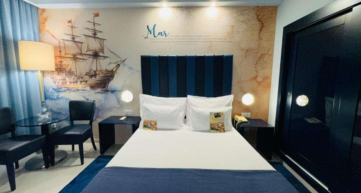 Uma cama ou camas num quarto em Vila Gale Nautico