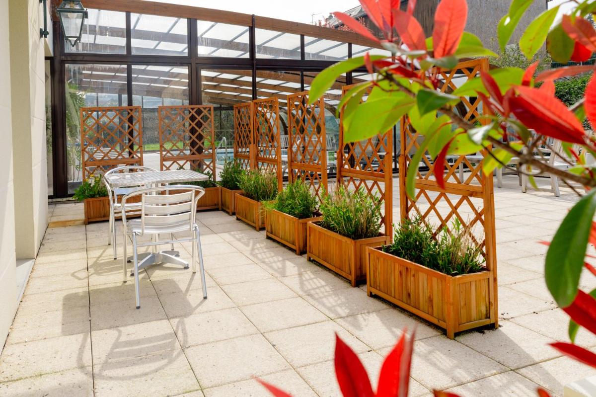 Jardin de l'établissement Tulip Inn Honfleur Residence & Spa