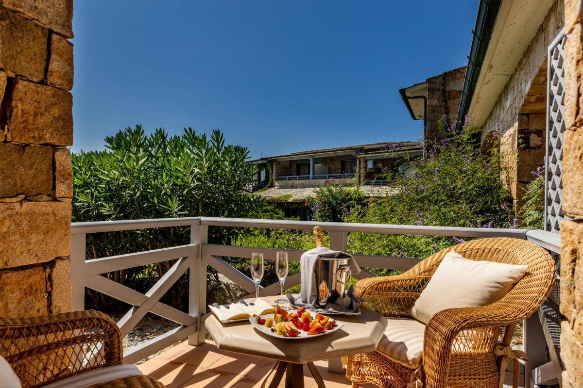 Balcon ou terrasse dans l'établissement Hotel & SPA des Pecheurs