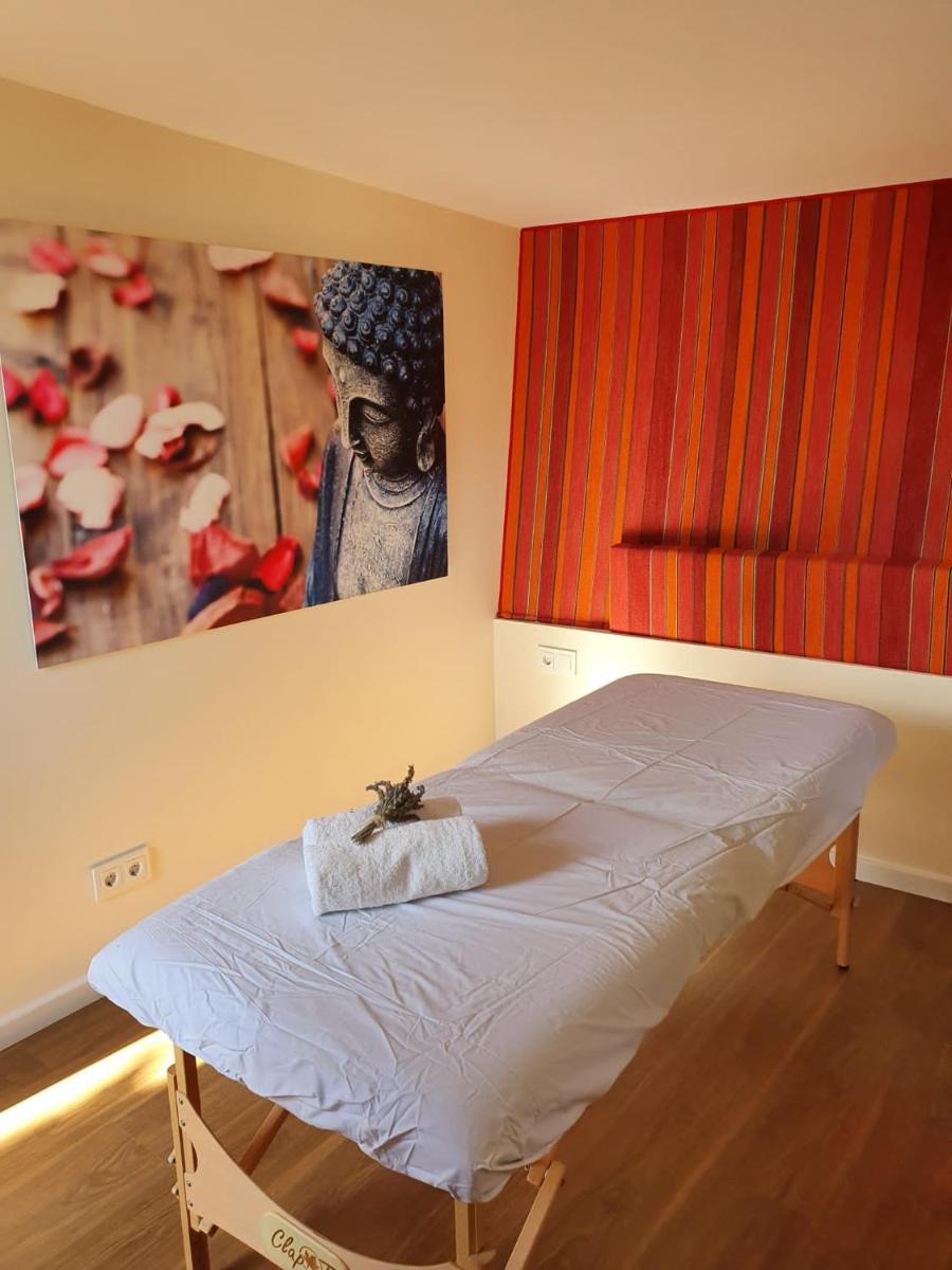 Cama o camas de una habitación en Hotel & Restaurant Jardi d'Artà
