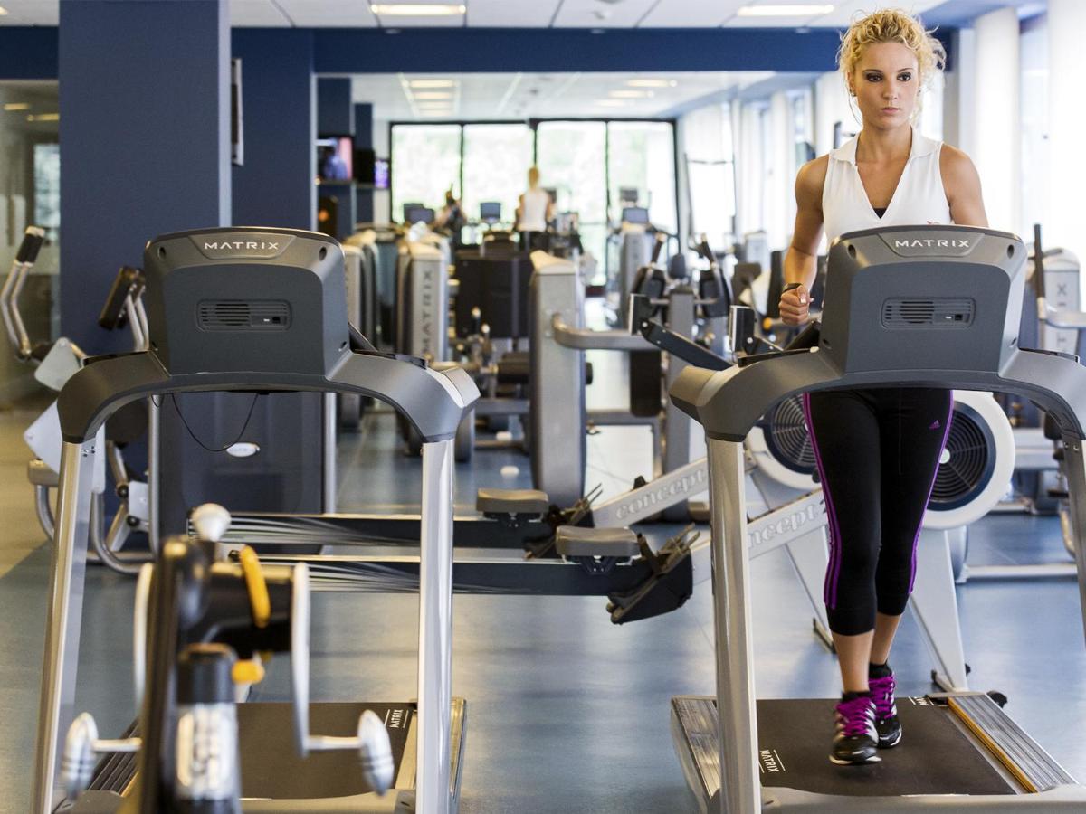 Gimnasio o instalaciones de fitness de Blau Gran Hotel Las Caldas - Adults Only