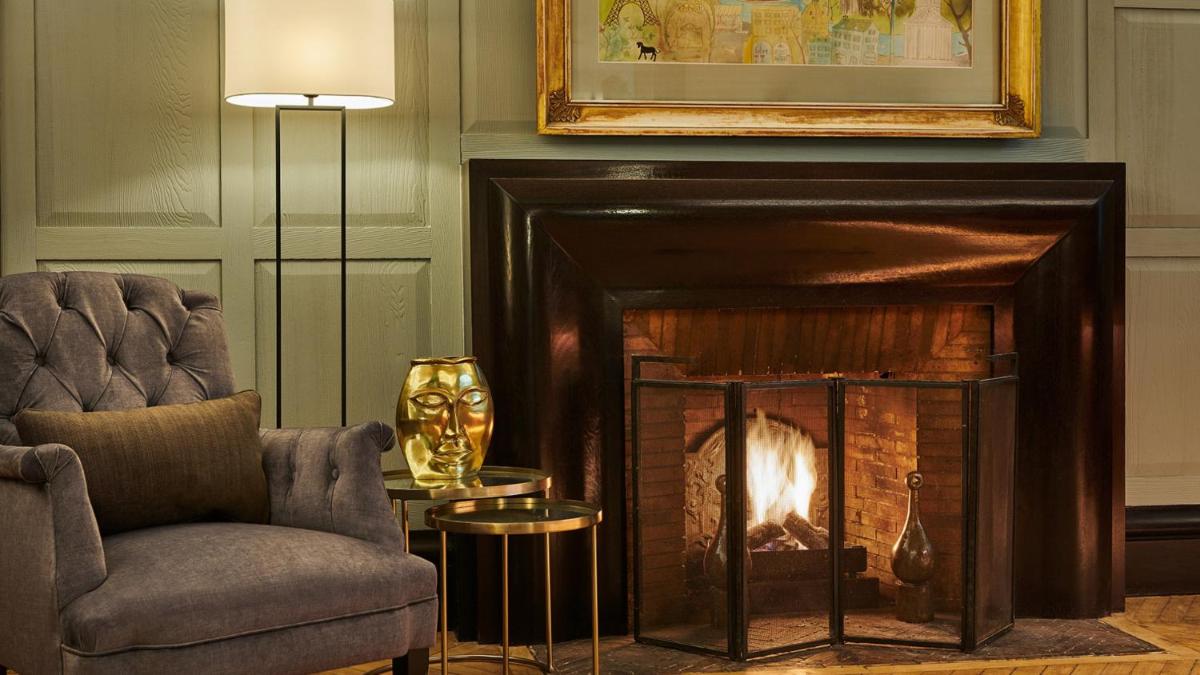 Coin salon dans l'établissement Hôtel Lancaster Paris Champs-Elysées