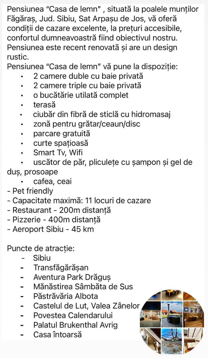 Casa de Lemn Arpasu de jos - Housity