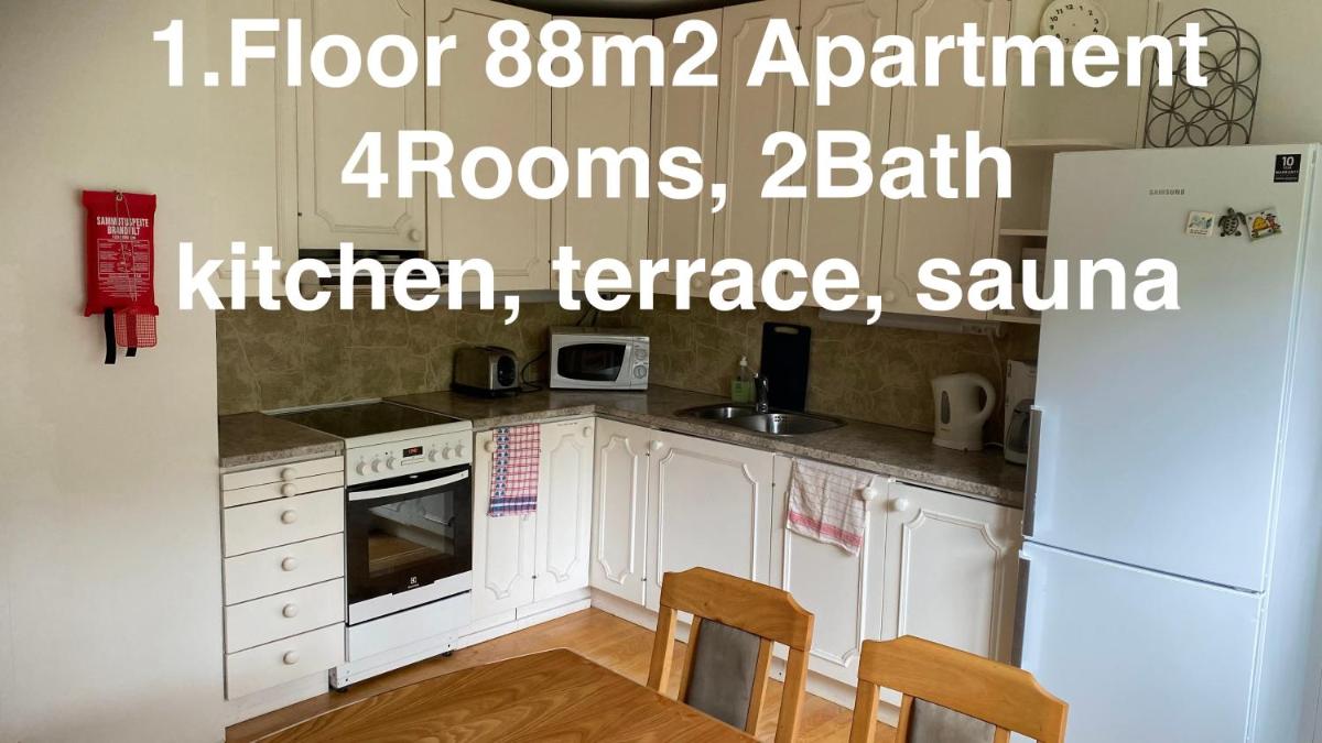Mäntyharju center, private rooms with kitchen or entire 88m2 apartment - Hizvo