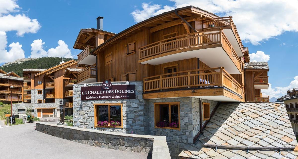 Vue générale sur la montagne ou vue sur la montagne depuis l'appart'hôtel