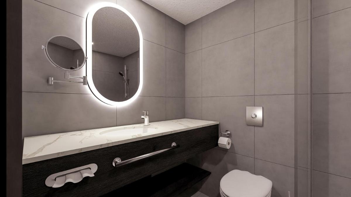 Ein Badezimmer in der Unterkunft Hilton Düsseldorf