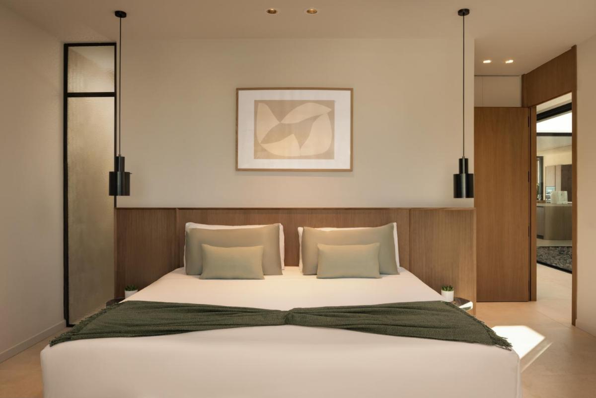 Cama o camas de una habitación en Royal Hideaway Corales Villas