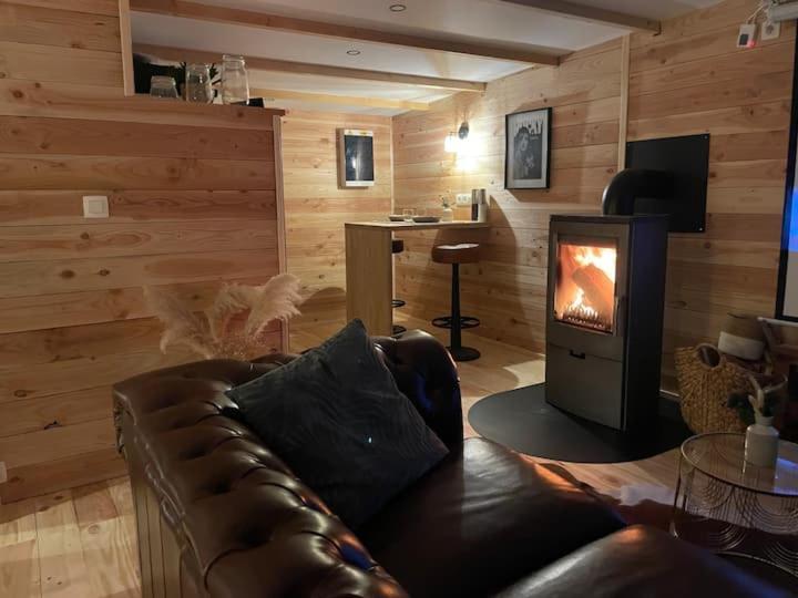 Cabane bien belge avec cinéma et jacuzzi - Housity