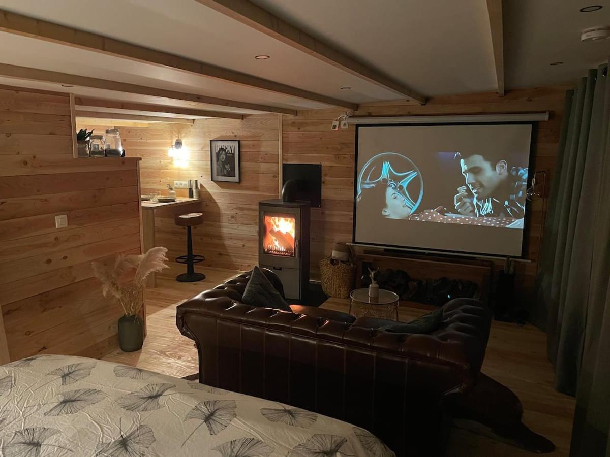 Cabane bien belge avec cinéma et jacuzzi - Housity