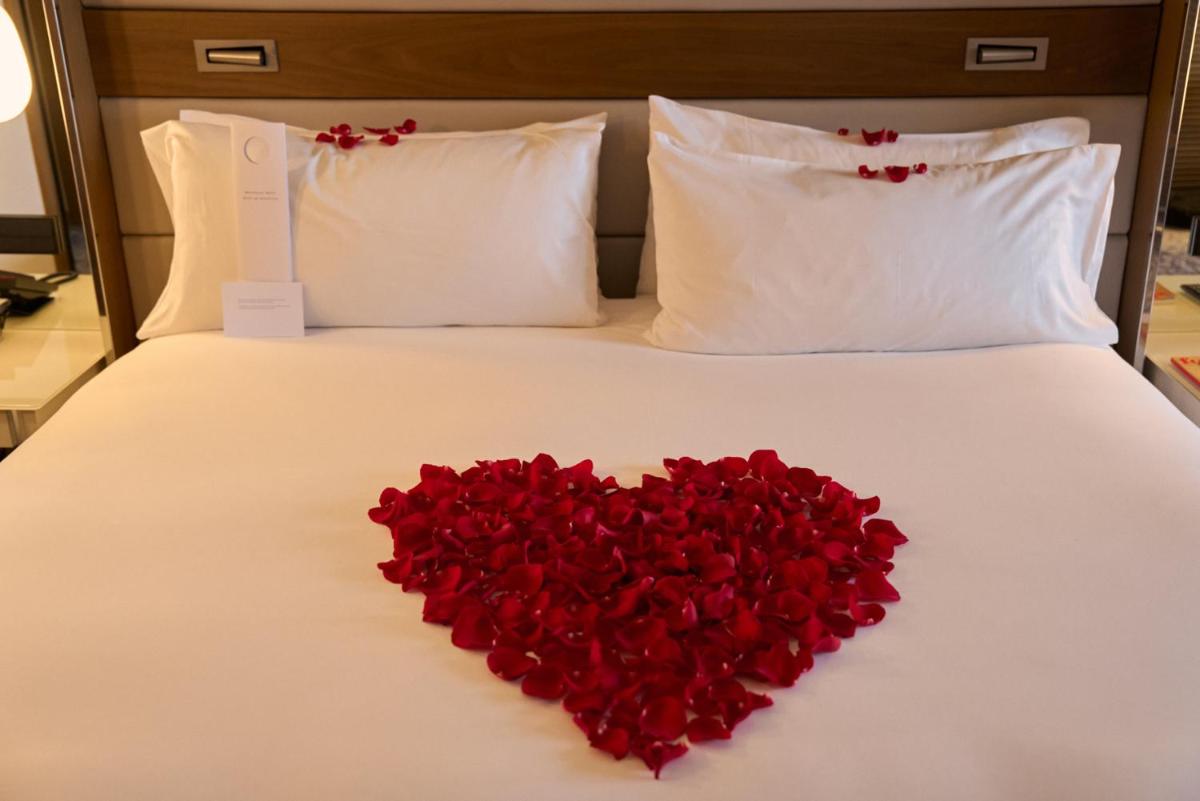 Cama o camas de una habitación en InterContinental Barcelona by IHG