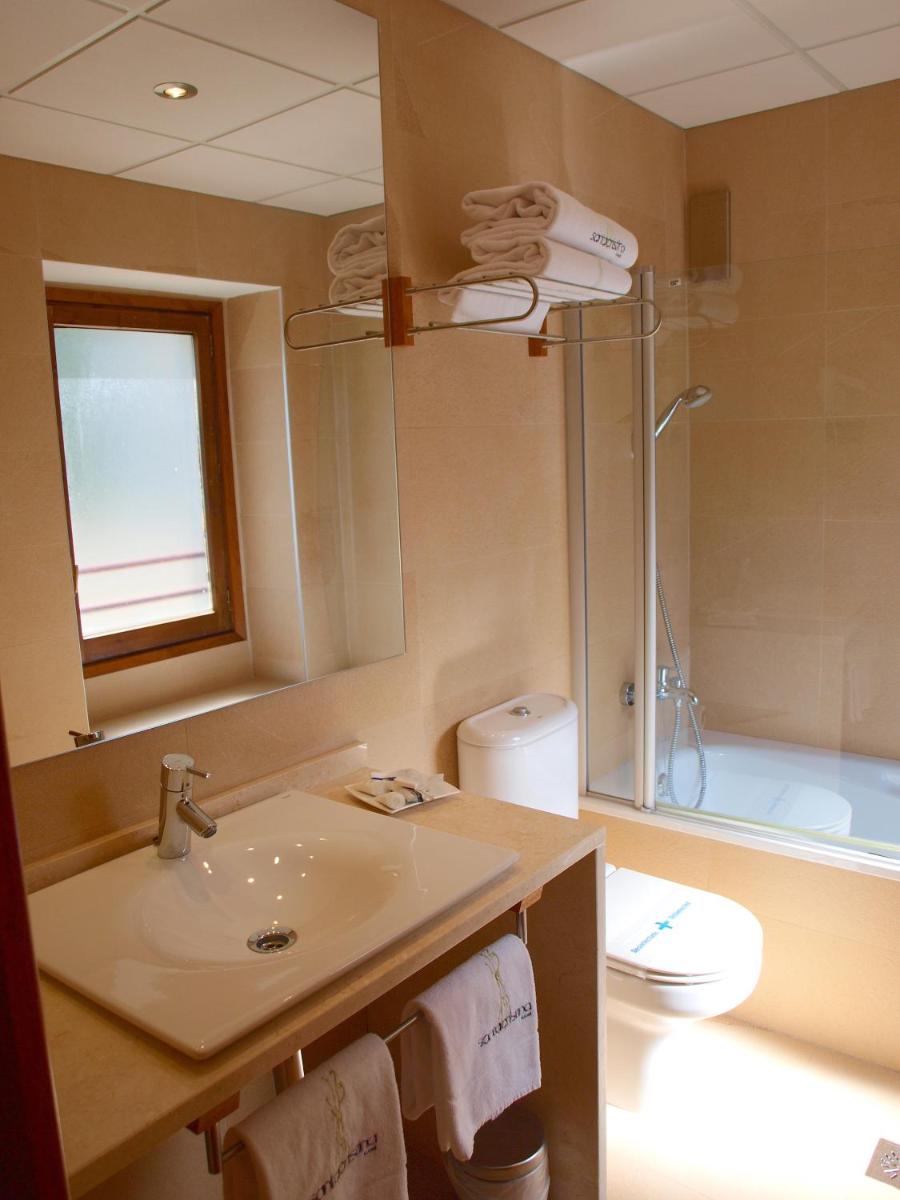 Un baño de Hotel Santa Cristina Petit Spa