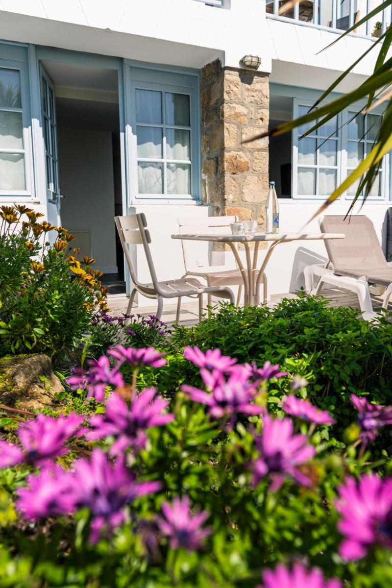 Jardin de l'établissement Hotel Restaurant Spa du Tumulus Carnac