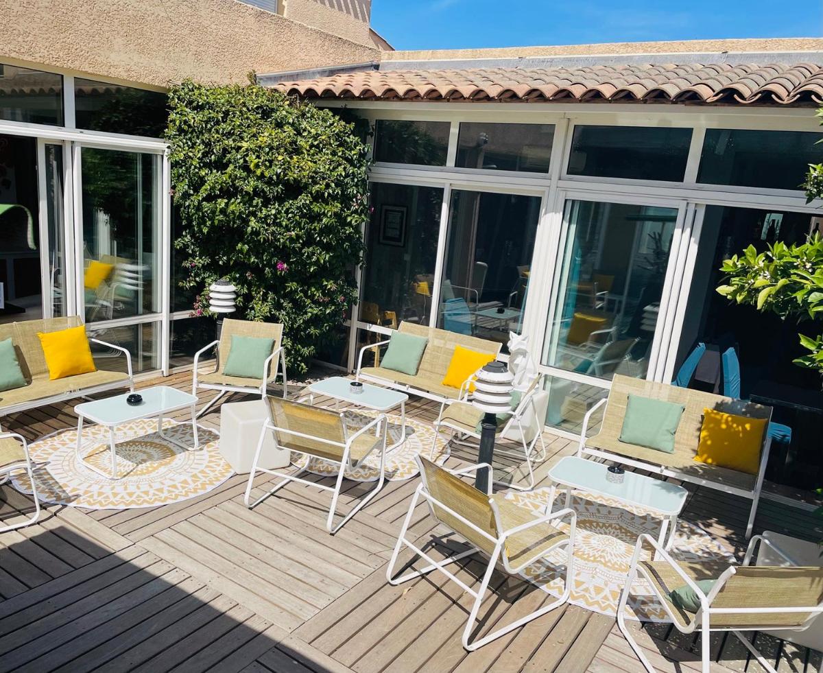 Balcon ou terrasse dans l'établissement Hotel & Spa Gil de France Cap d'Agde