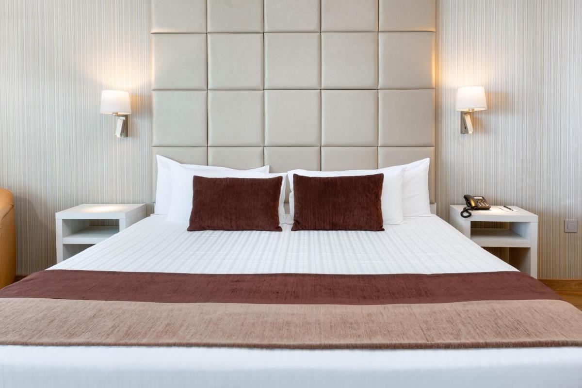 Cama o camas de una habitación en Hotel Best Semiramis