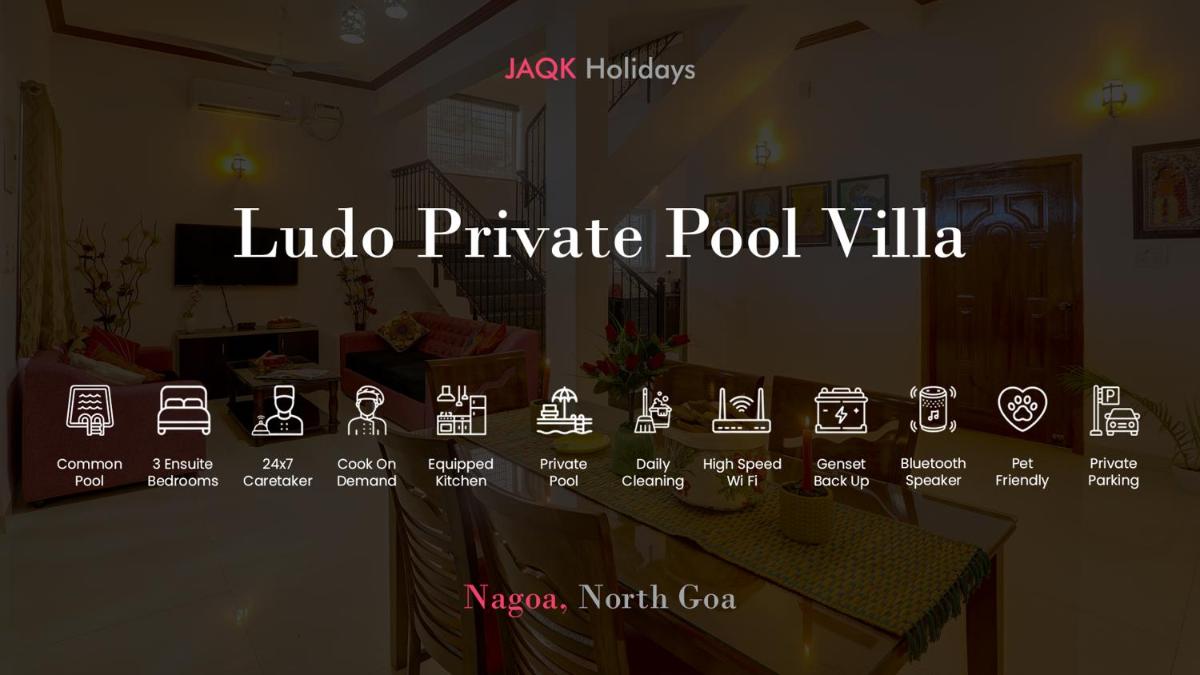 Ludo Private Pool Villa, WiFi-Caretaker-Parking, North Goa - Housity