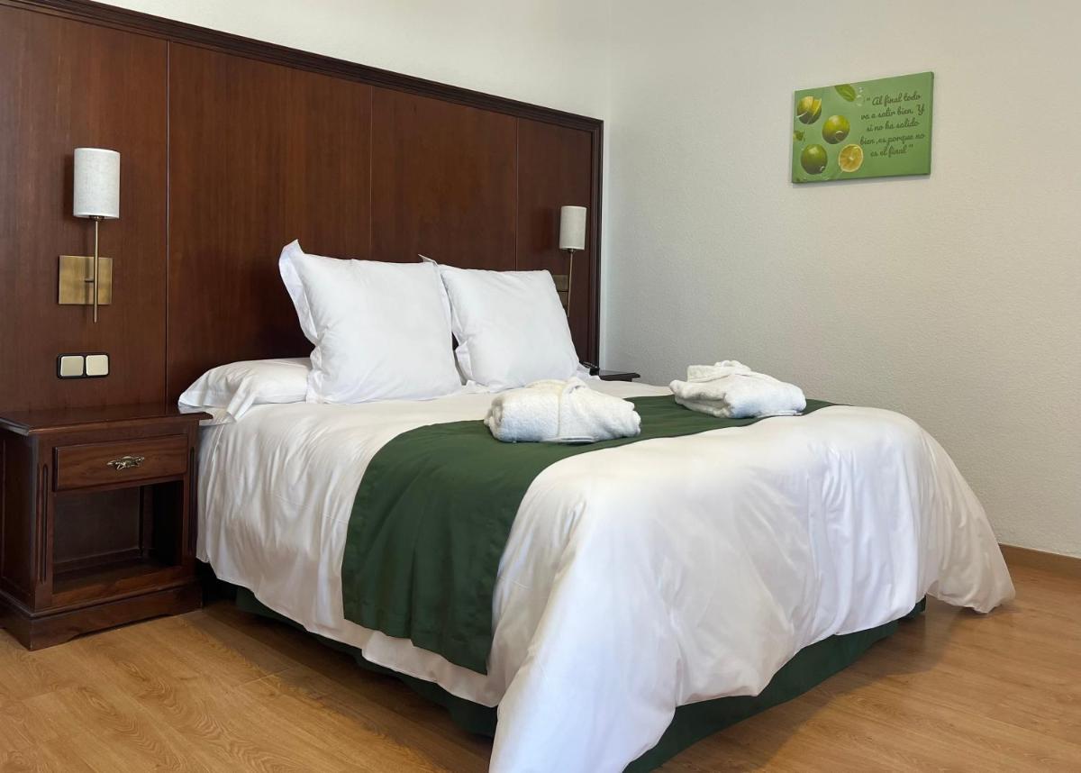 Cama o camas de una habitación en Hotel Balneario de Marmolejo