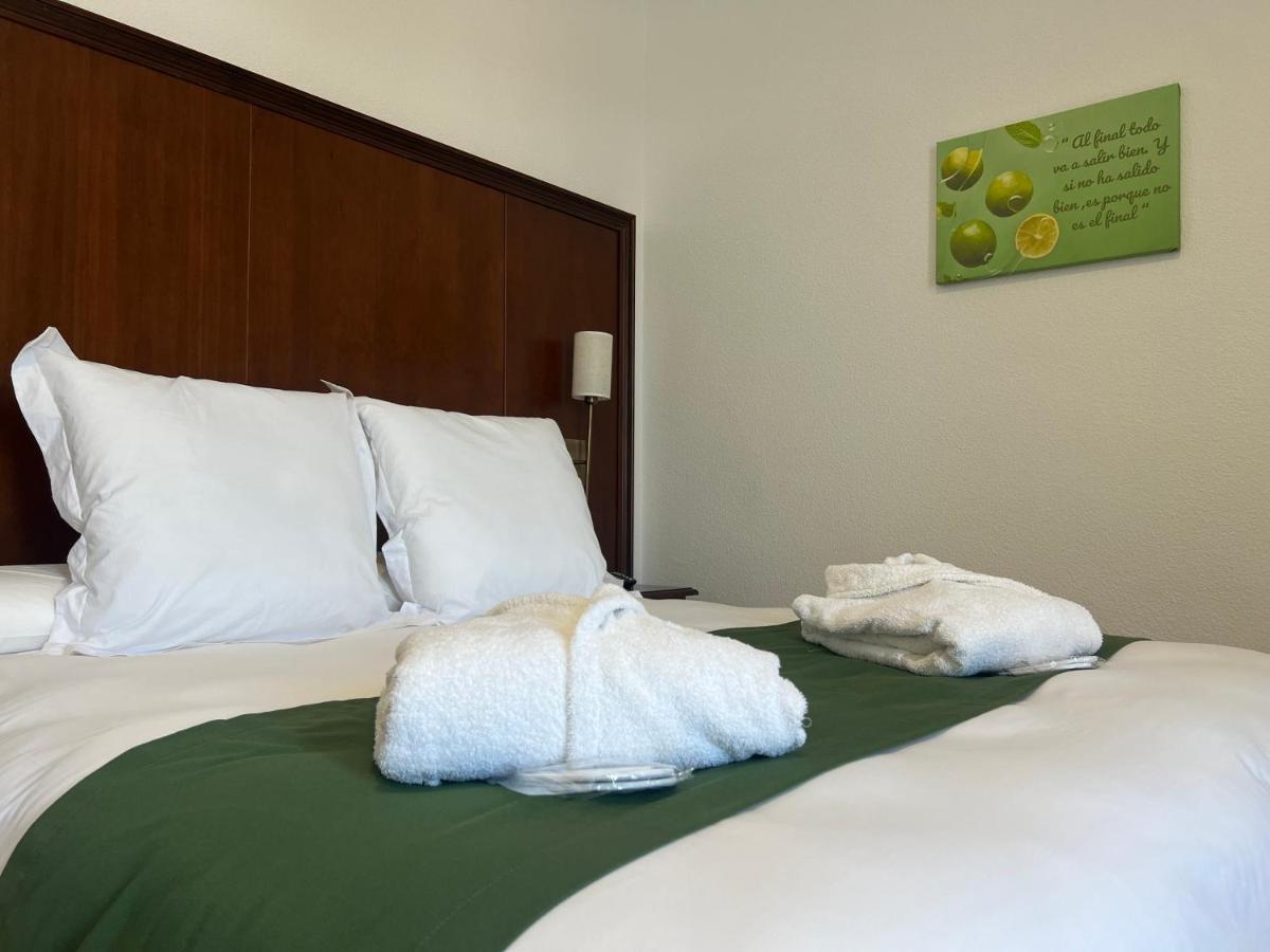 Cama o camas de una habitación en Hotel Balneario de Marmolejo