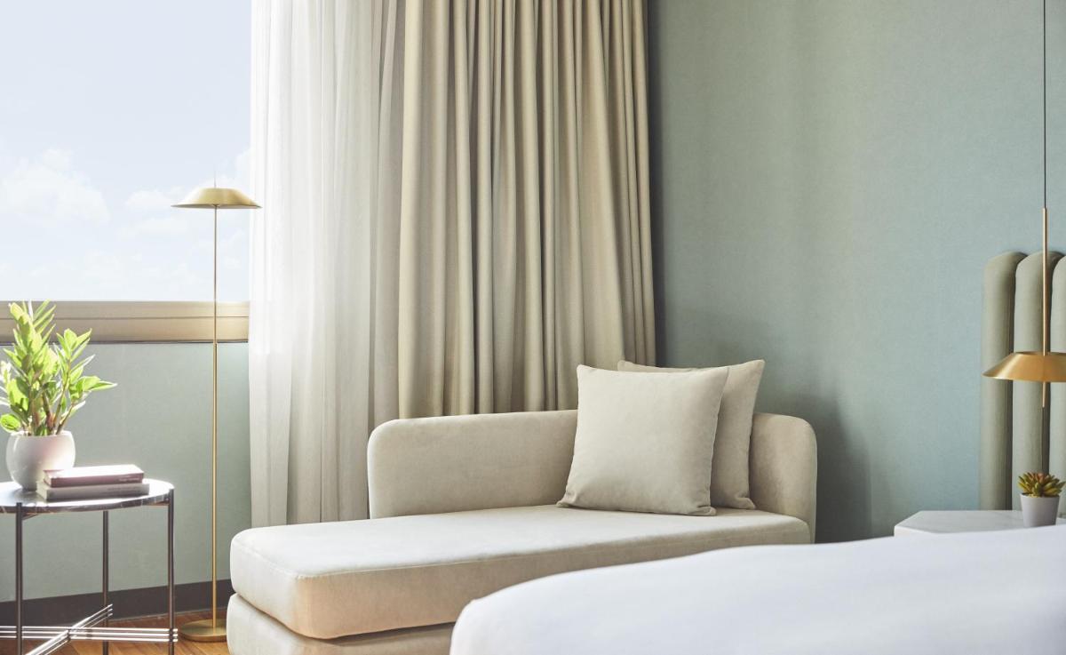 Cama o camas de una habitación en Grand Hyatt Barcelona