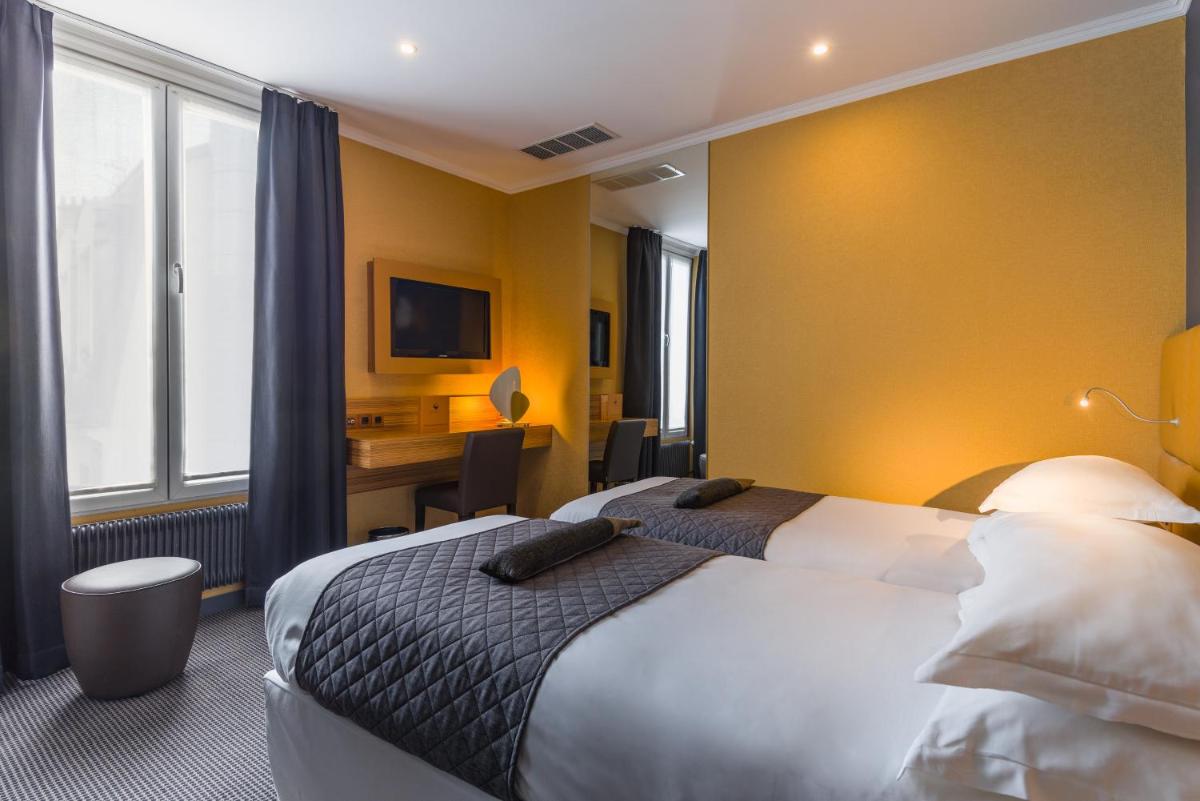 Un ou plusieurs lits dans un hébergement de l'établissement Hotel Residence Europe & Spa
