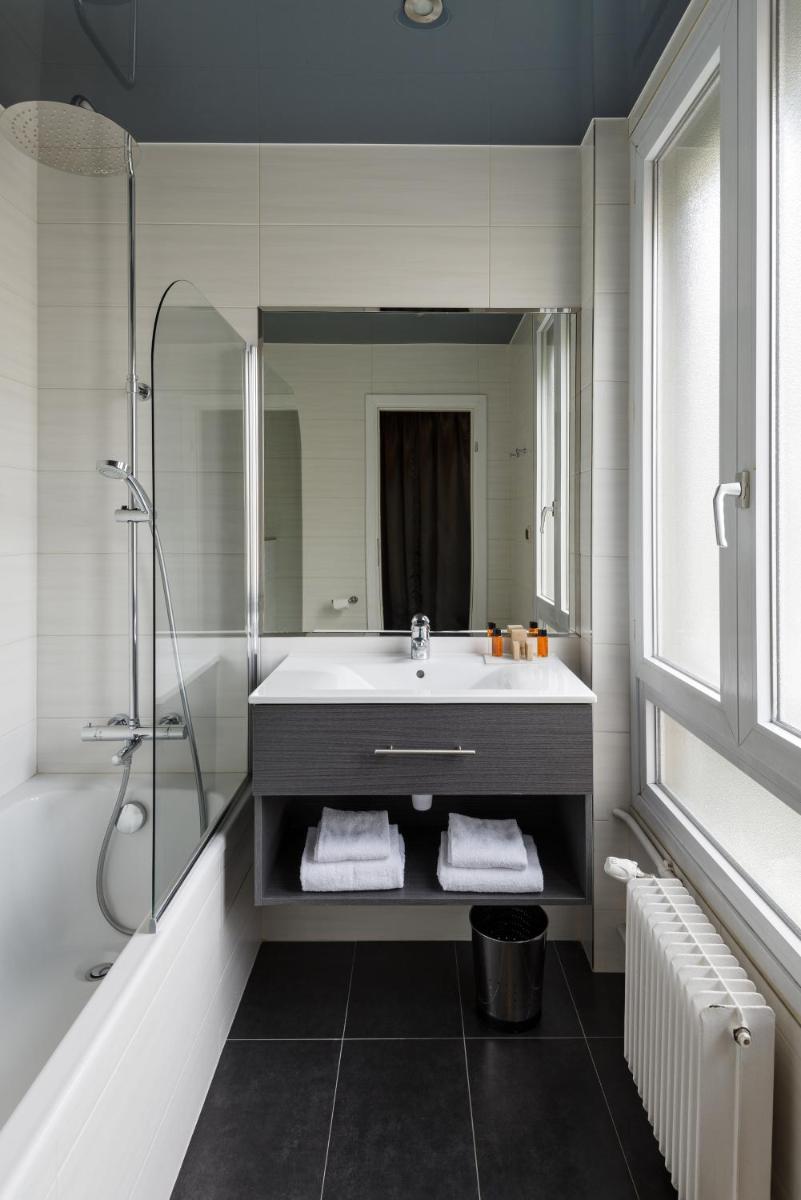 Salle de bains dans l'établissement Hotel Residence Europe & Spa