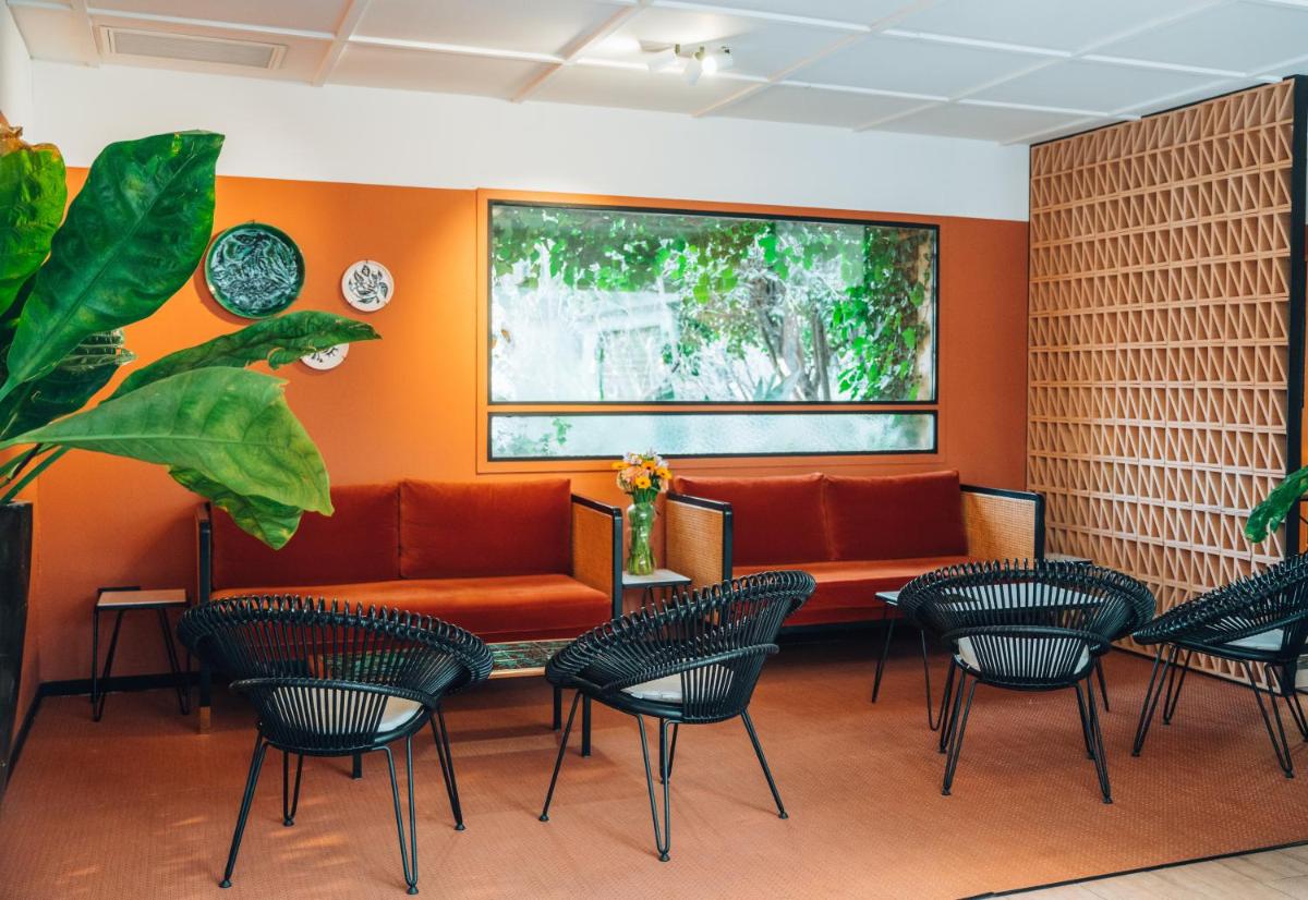 Coin salon dans l'établissement Villa Duflot Hôtel & Spa Perpignan