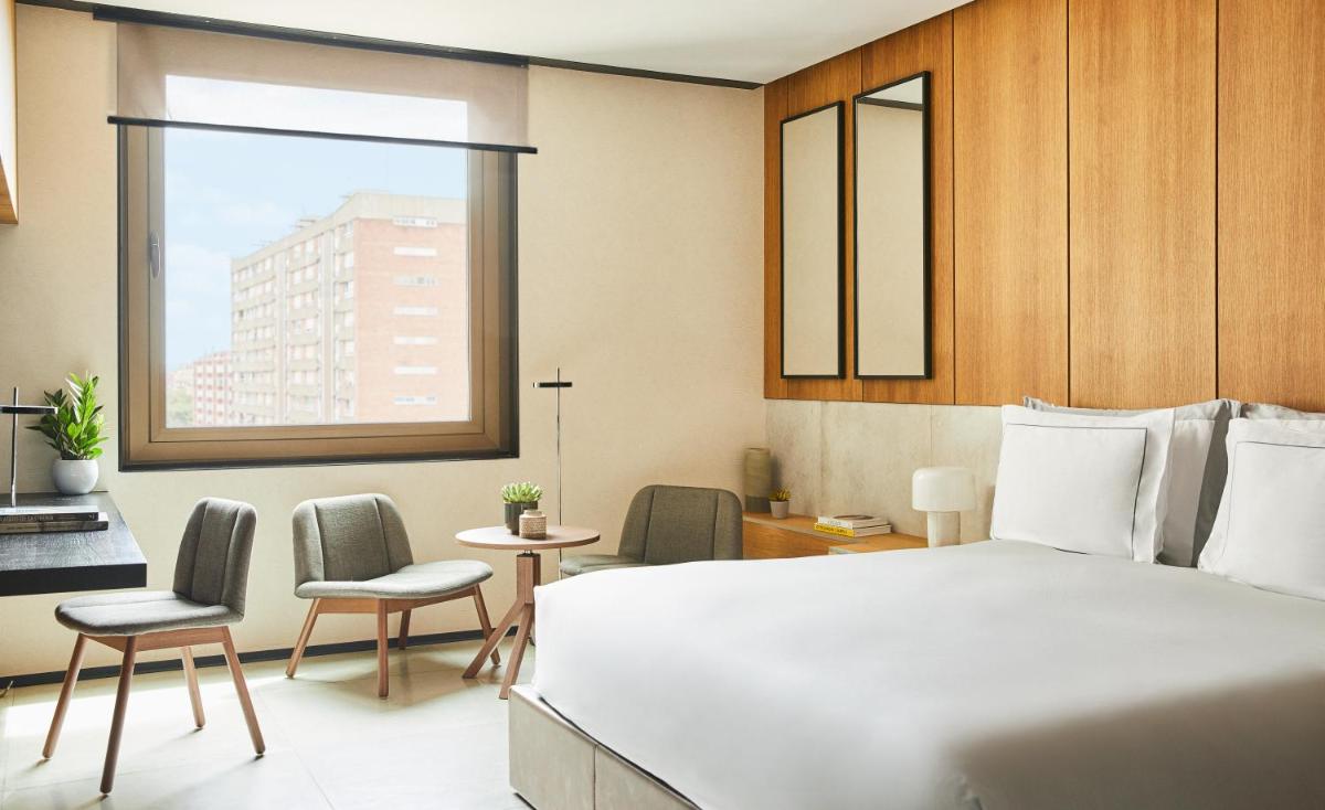 Cama o camas de una habitación en Grand Hyatt Barcelona