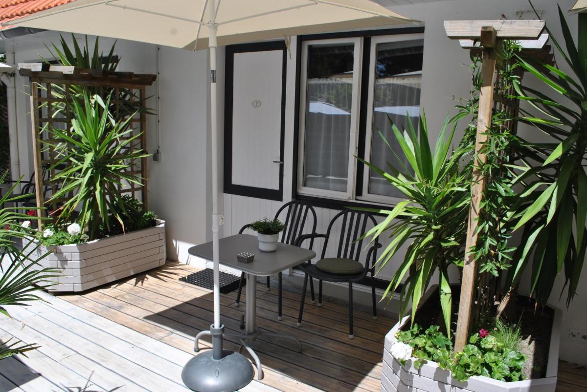 Balcon ou terrasse dans l'établissement Hotel Ty Gwenn La Baule