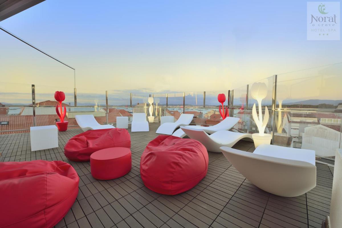 Zona de estar de Hotel Spa Norat O Grove 3* Superior