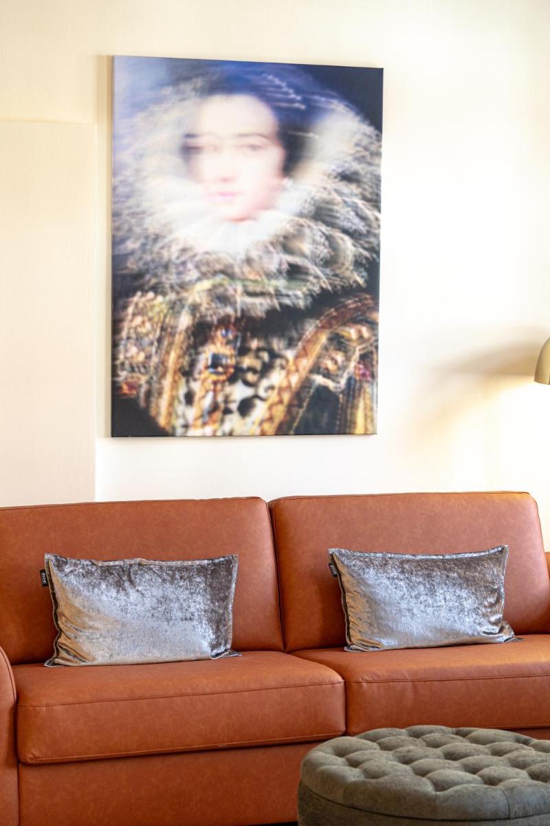 Ein Sitzbereich in der Unterkunft Maxim Suites by Elias Holl