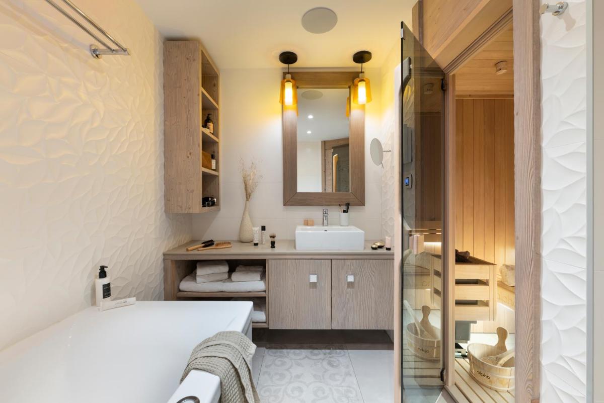 Salle de bains dans l'établissement Résidence Pierre & Vacances Premium L'Hévana