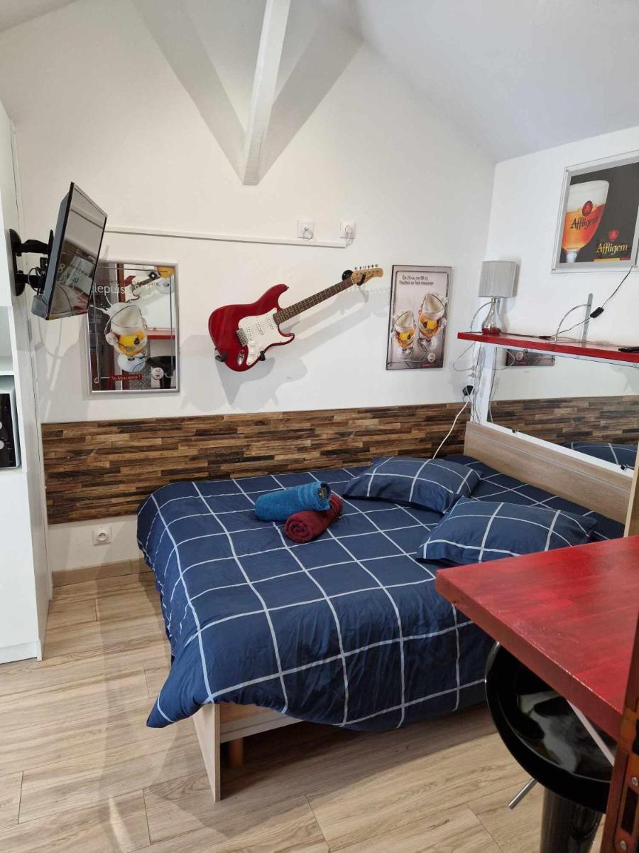 07 - Joli studio tout équipé avec vue sur jardin, parking privatif gratuit, grand fourgon possible, tout le linge de maison est fourni - Housity