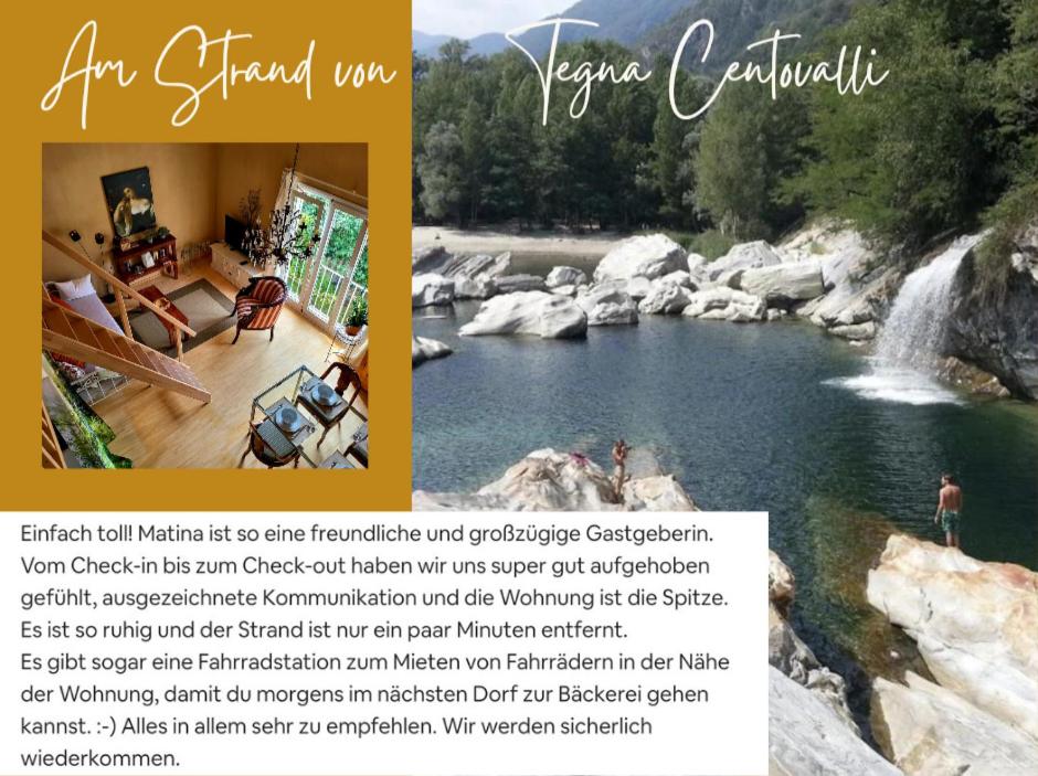 Traum Ferienwohnung am Strand im Tessin - nur 3km von Ascona oder Locarno entfernt - Housity