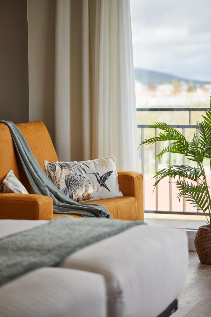 Zona de estar de Apartamentos Silken Fontibre Iberia & Spa