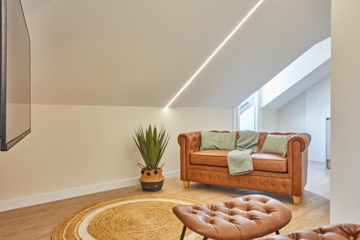 Zona de estar de Apartamentos Silken Fontibre Iberia & Spa