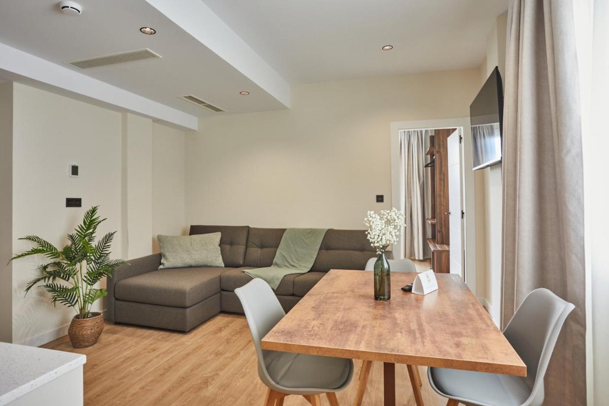 Zona de estar de Apartamentos Silken Fontibre Iberia & Spa