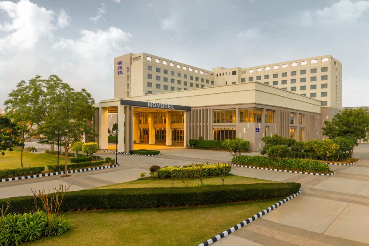 a view of the hilton singapore headquarters at Novotel Jaipur Convention Centre in Jaipur