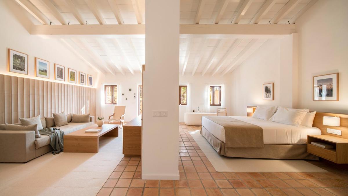 Zona de estar de Es Figueral Nou Hotel Rural & Spa - Adults Only - Over 12