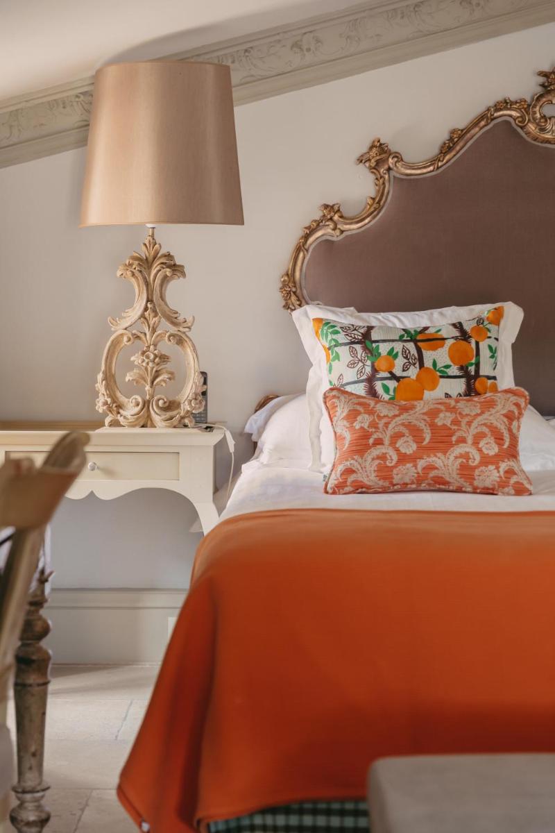 Un ou plusieurs lits dans un hébergement de l'établissement Hôtel Villa Marie Saint Tropez