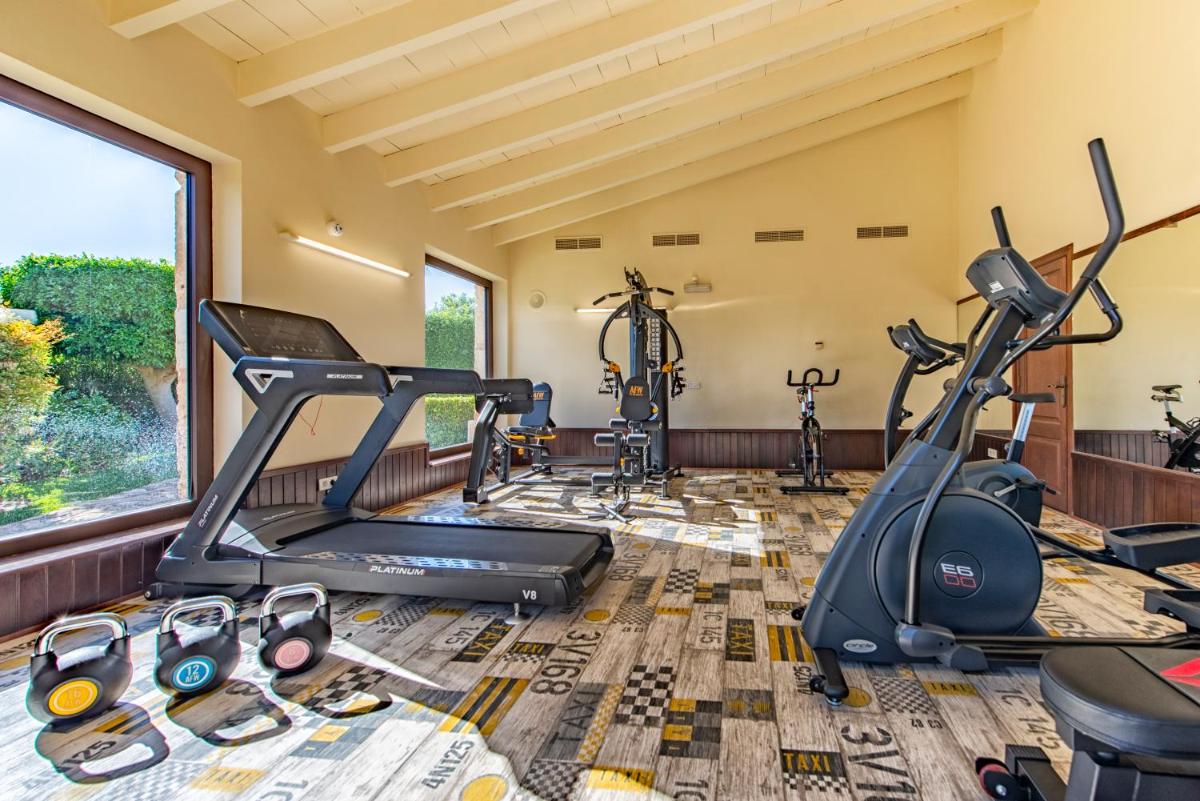 Gimnasio o instalaciones de fitness de Hotel Son Trobat Wellness & Spa