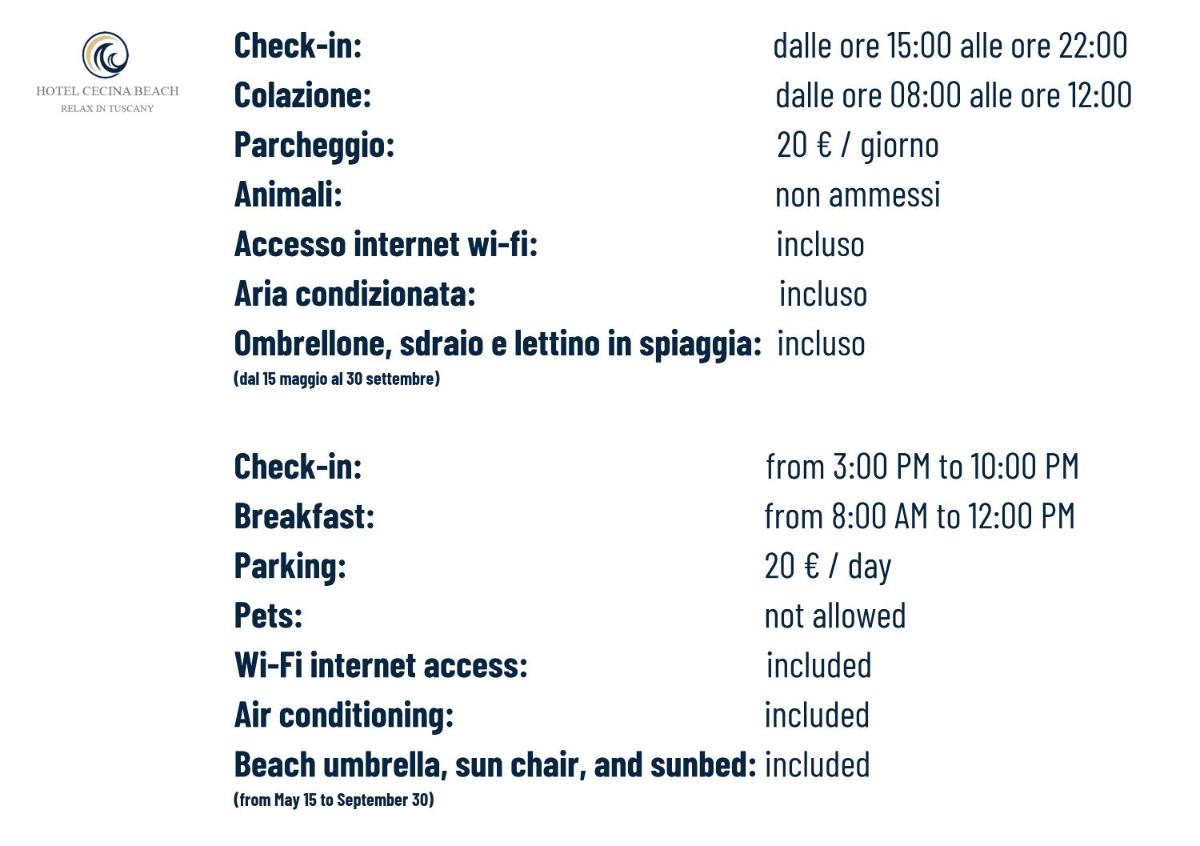 Hotel Cecina Beach - Housity