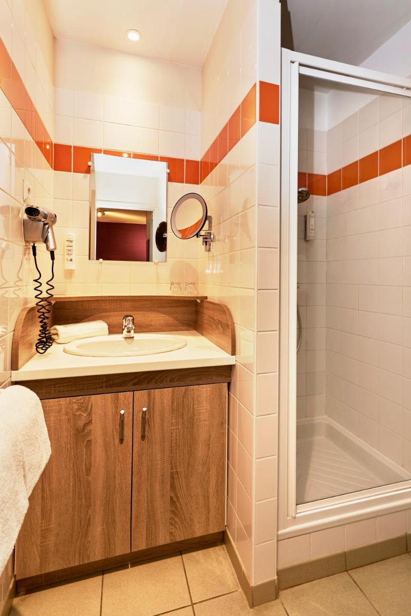 Salle de bains dans l'établissement Hotel Spa Les Saules