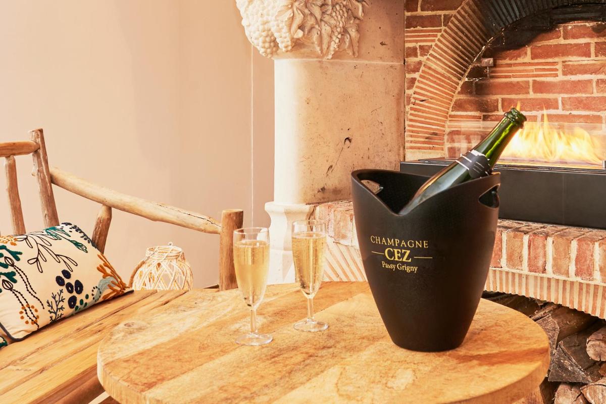 Boissons dans l'établissement Hotel Spa Les Saules