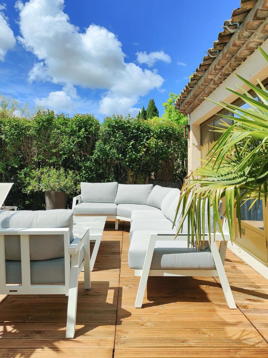 Balcon ou terrasse dans l'établissement Hotel Bastide & SPA - Villa de Lourmarin