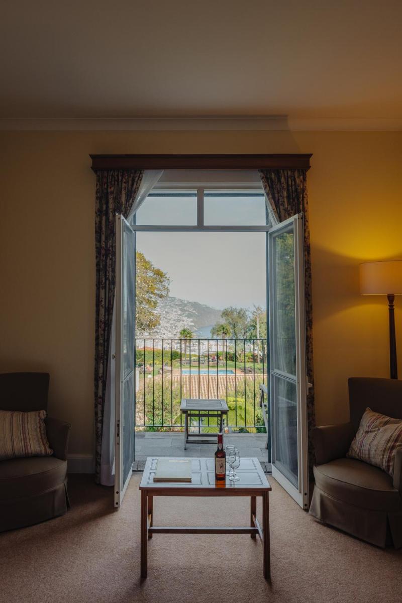 Uma área de estar em Quinta da Bela Vista