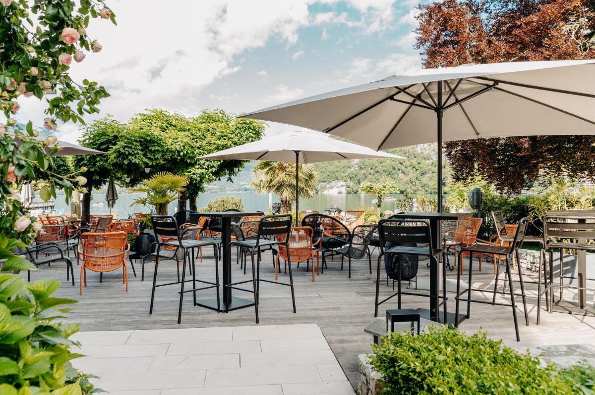 Jardin de l'établissement Hotel Le Cottage Bise